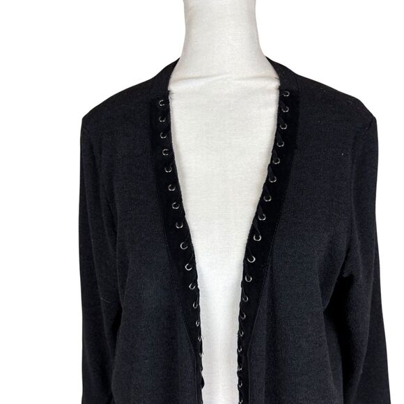 Joseph Ribkoff 3/4 Sleeve Long Cardigan 12 - Picture 3 of 7